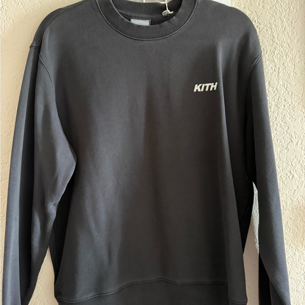 Kith Black Asher Crewneck Sweatshirt - Medium